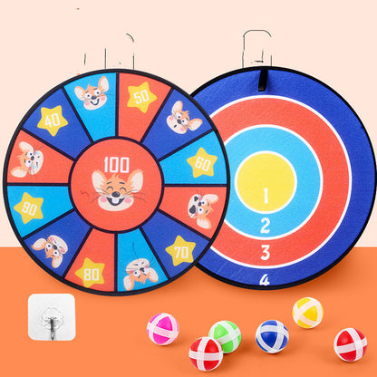 Children's Sticky Ball Dart Board Game