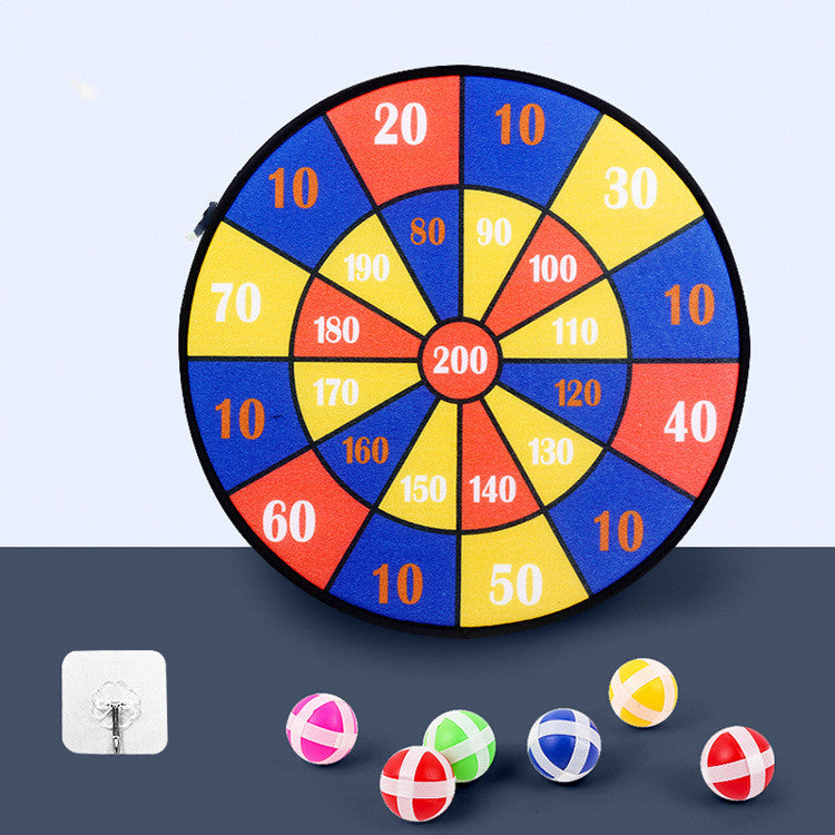 Children's Sticky Ball Dart Board Game