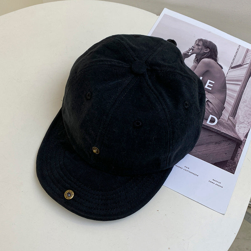 Women's Baseball Caps With Solid Color Soft Brim