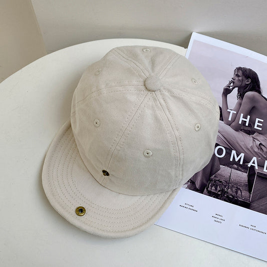 Women's Baseball Caps With Solid Color Soft Brim