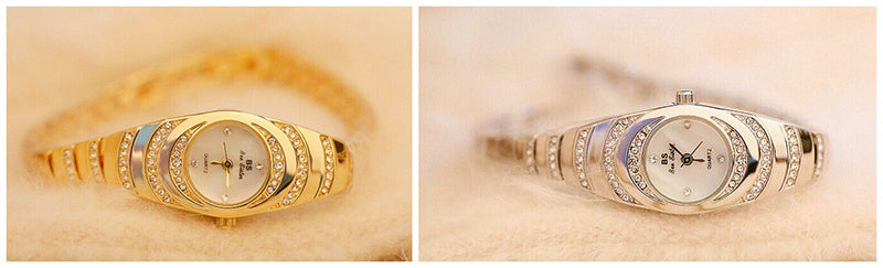 Ladies Gold Diamond Wristwatch