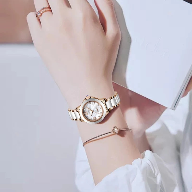 Ceramic Ladies Exquisite High-end Watch