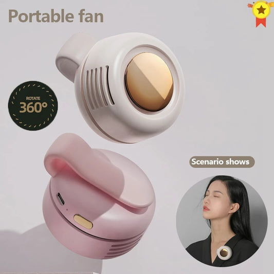 Portable USB Clip-On Cooling Fan Personal For Office Household Traveling Summer Cooler