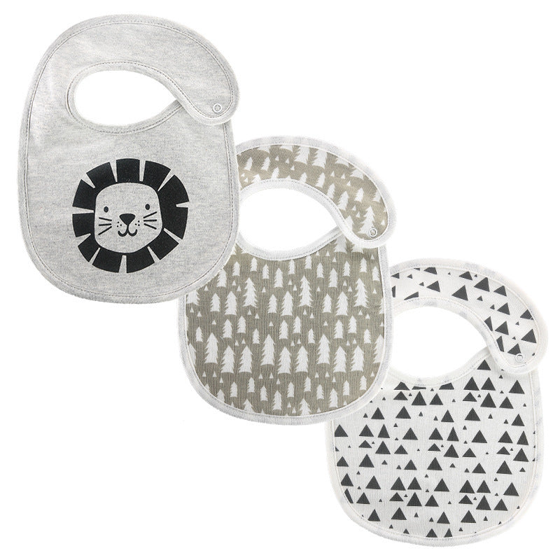 Three pack of waterproof Baby saliva towels