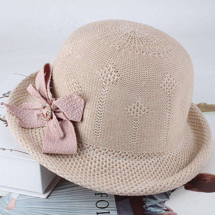 Blumen gestrickte Damen Sonnenhüte