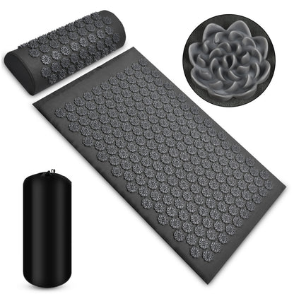 Acupressure Massage Mat With Needles Set Back Massager For Neck