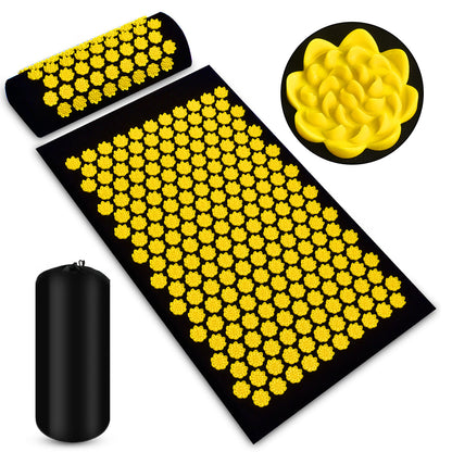 Acupressure Massage Mat With Needles Set Back Massager For Neck