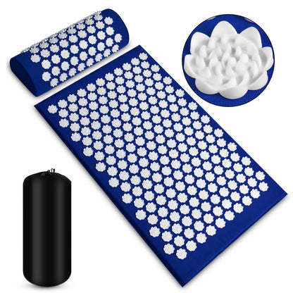 Acupressure Massage Mat With Needles Set Back Massager For Neck