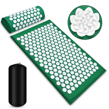 Acupressure Massage Mat With Needles Set Back Massager For Neck