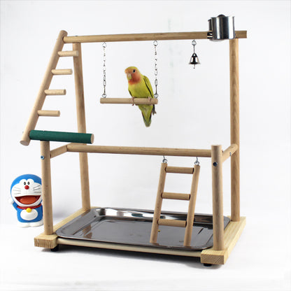 Bird Stand Desktop Training Cockatiel Playground Swing Climbing Ladder Bird Gear Supplies