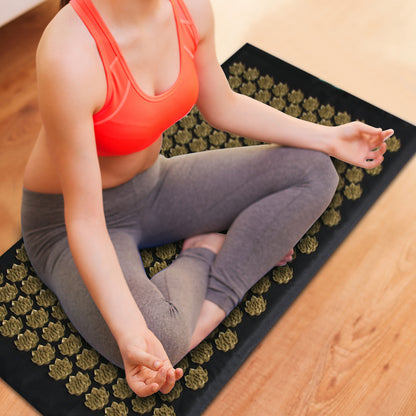 Acupressure Massage Mat With Needles Set Back Massager For Neck
