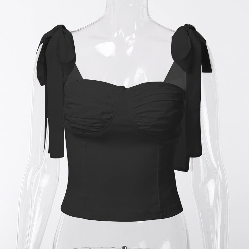 Regular Low Bandage Solid Bodycon Tees Club Women Streetwear Skinny T Shirt