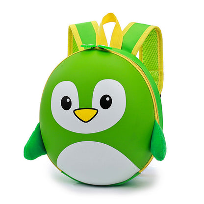 Children Cartoon Penguin Hard Shell School Bag