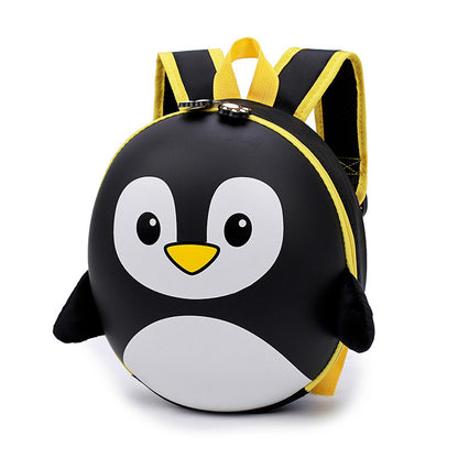 Children Cartoon Penguin Hard Shell School Bag