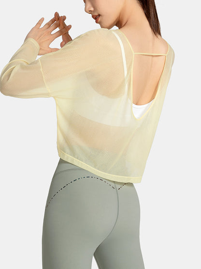 BREATHEABLE YOGA BLOUSE