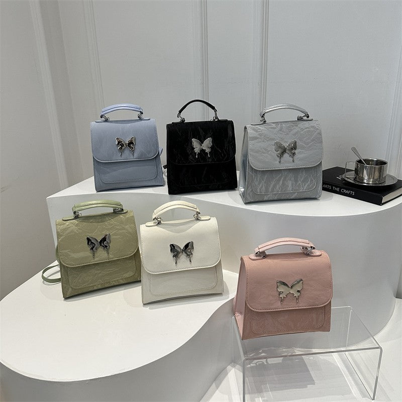Mode Preppy Style Damen Tasche Hand-Trage-Rucksack