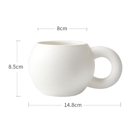 Custom Candied Haws Cups Black And White Frosted Big Ear Cups