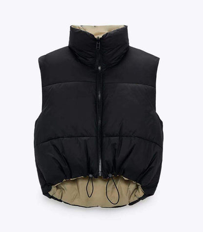 Women's Waistcoat Sleeveless Puffer Jacket