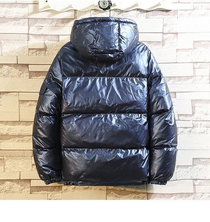 Hooded bright cotton Men Jacket