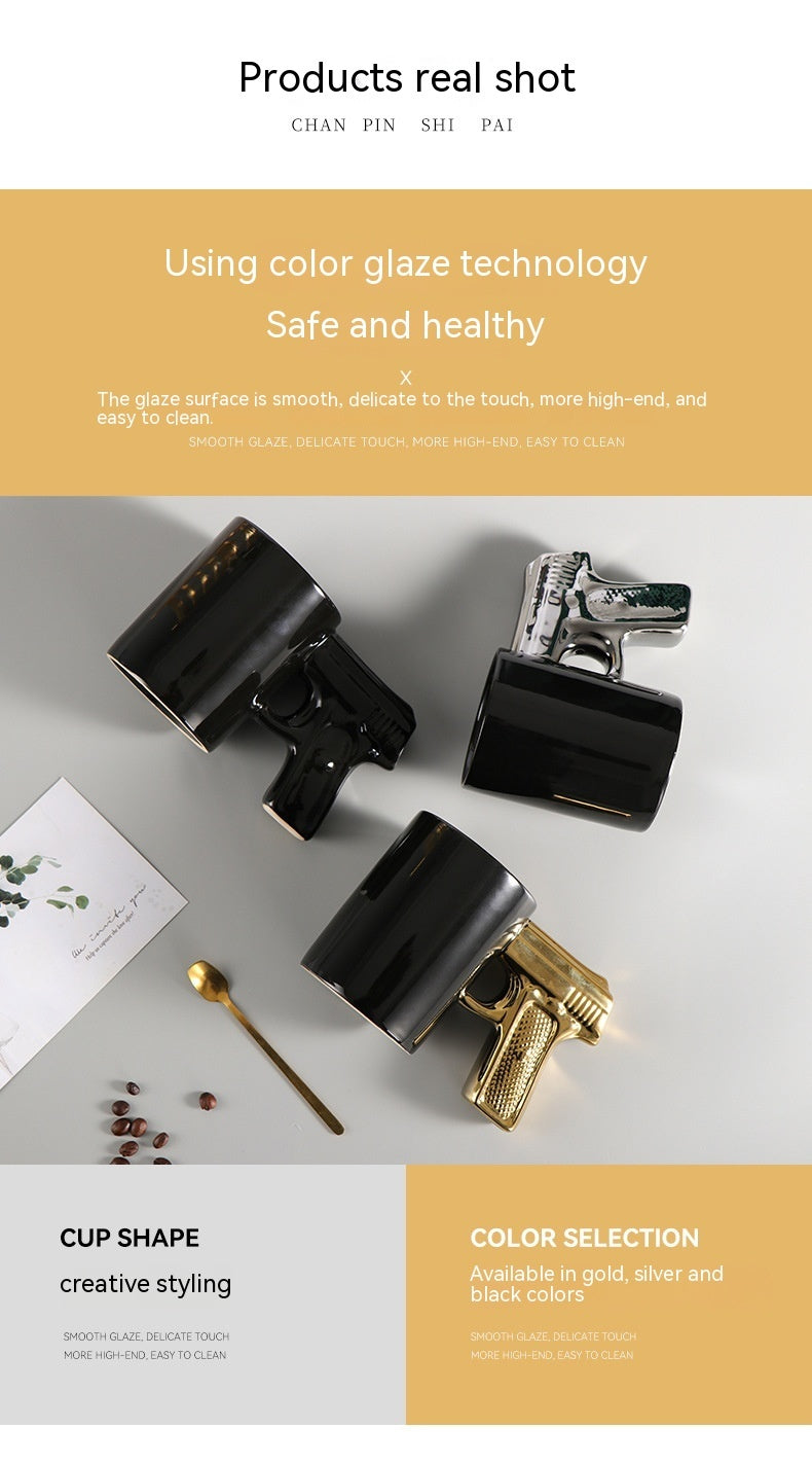 Gun Handle 3D Creative Ceramic Mug