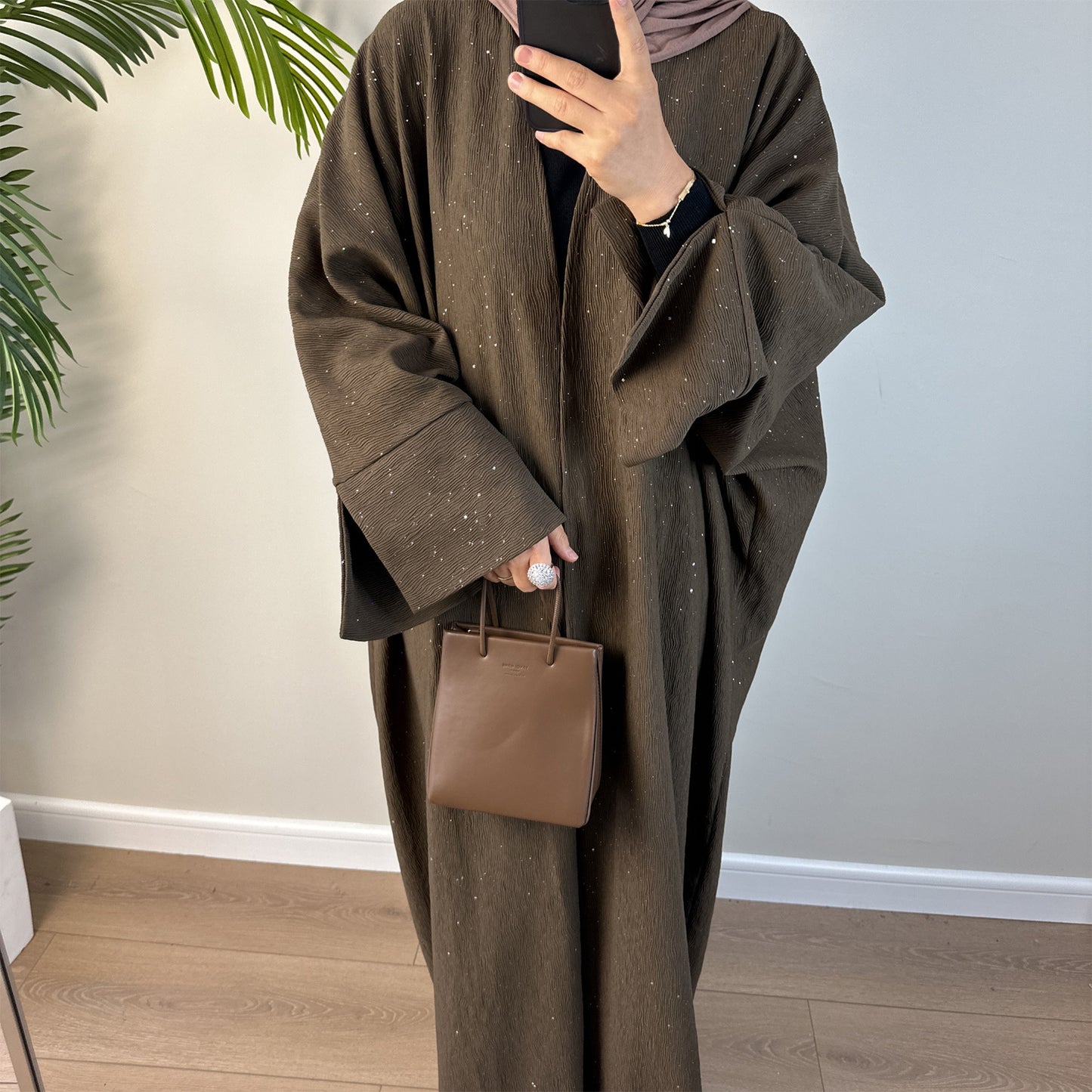 Autumn And Winter Elegant Thickening Abaya