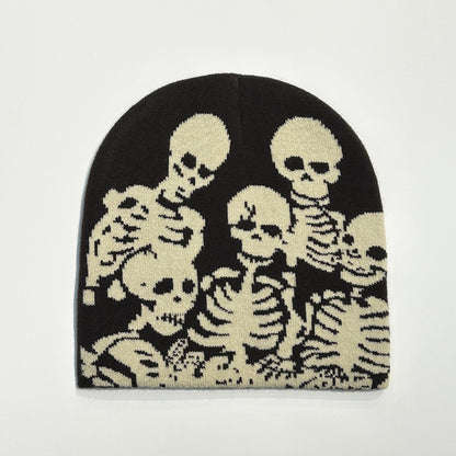 Funny Horror Knitted Jacquard Beanie