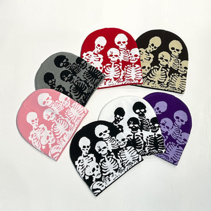 Funny Horror Knitted Jacquard Beanie