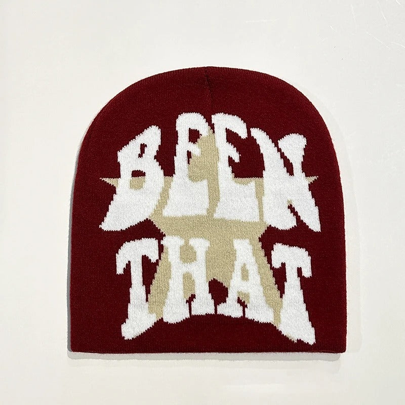 Warm Hip Hop Letters Knitted Beanie