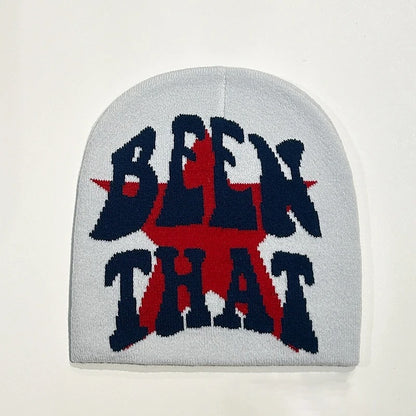 Warm Hip Hop Letters Knitted Beanie