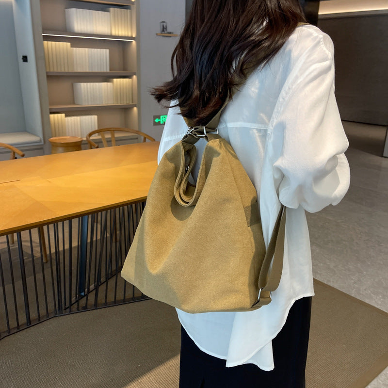 Stylish And Versatile Canvas with Two in One Shoulder & Backpack Function