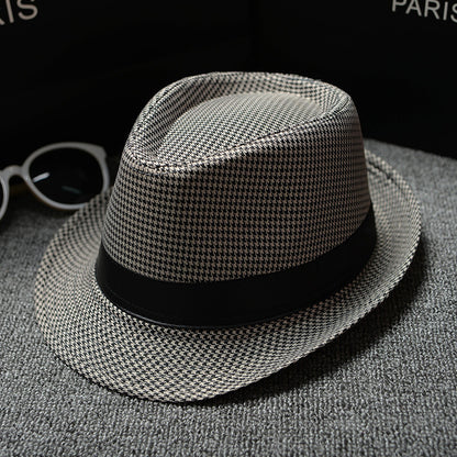 British Houndstooth  Sun Hat