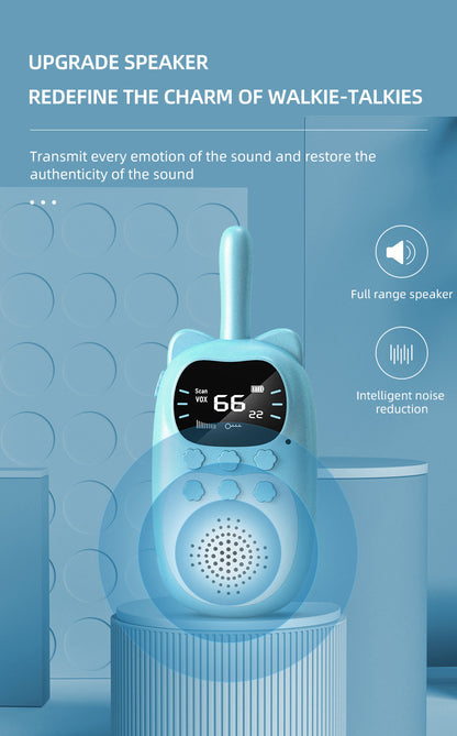 Walkie-Talkie 3KM Wireless Handheld USB Charging Parent-child Interaction Toys Gift