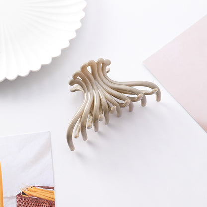 Large bath grab simple wild big hair ponytail clip