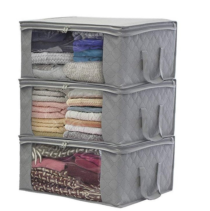 Non-woven folding storage box