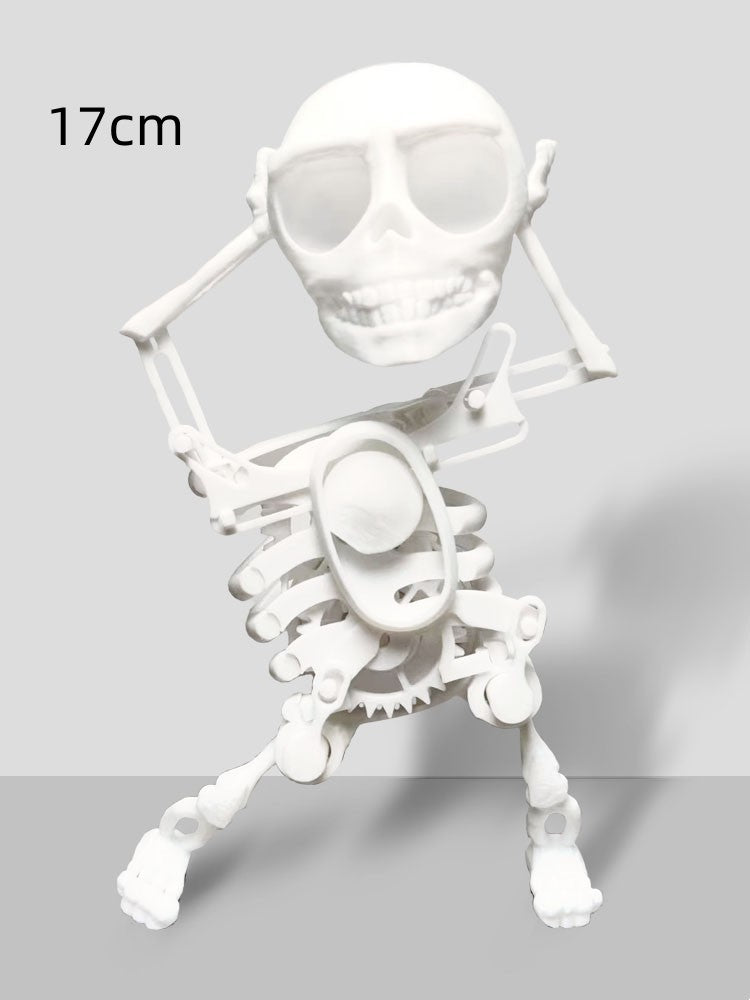 3D Model Mini Skull Customized Funny Dancing Style Lucky Toy