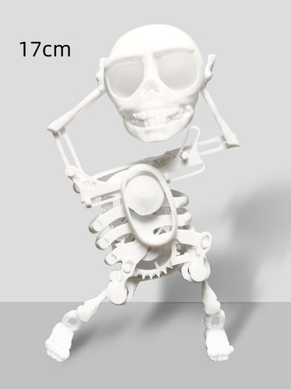 3D Model Mini Skull Customized Funny Dancing Style Lucky Toy