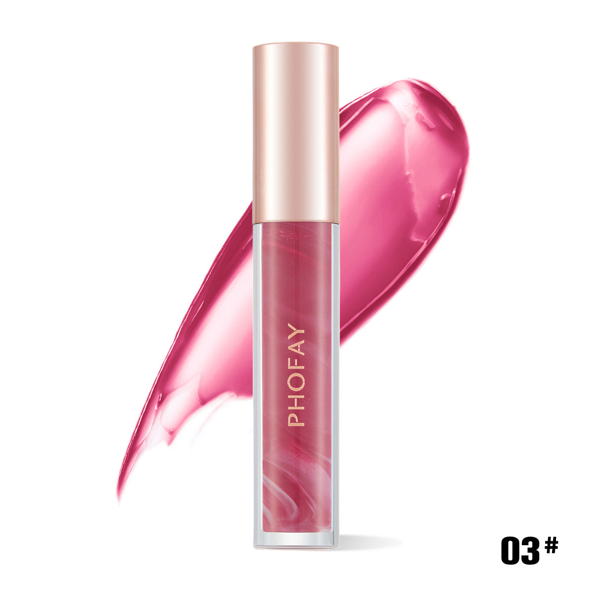 PHOFAY Rose Blooming Hydrating Lip Gloss