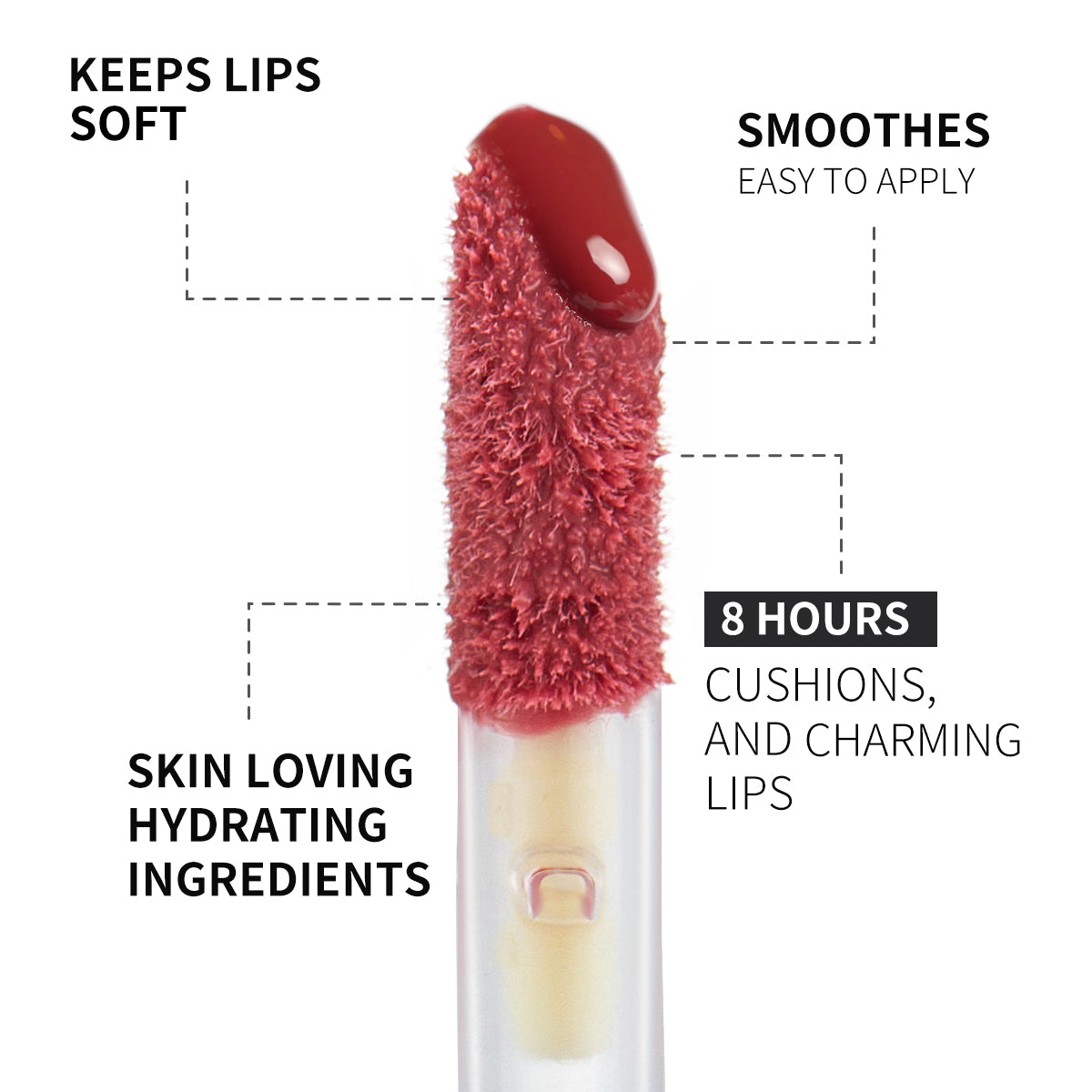 PHOFAY ROSE BLOOMING HYDRATING LIPGLOSS