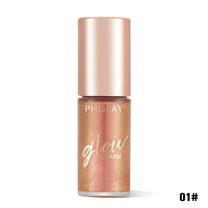 PHOFAY GLITTERING MOISTURIZING SHIMMER LIP GLOSS