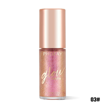 PHOFAY GLITTERING MOISTURIZING SHIMMER LIP GLOSS