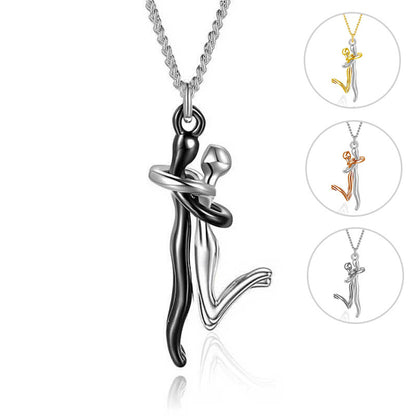 Love Hug Clavicle Chain Pendant Necklace