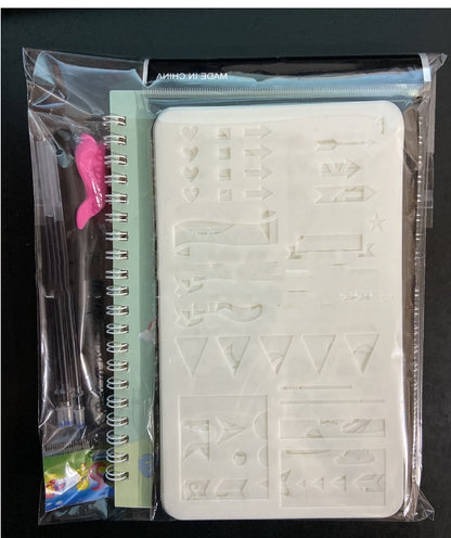 Kids Full English version of calligraphy stickers