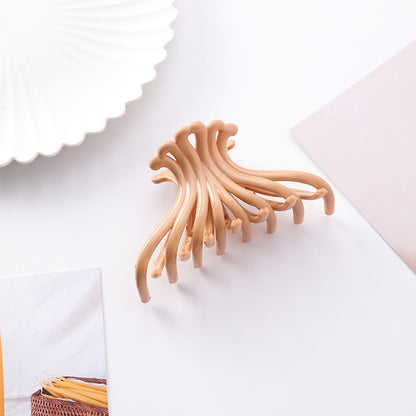 Large bath grab simple wild big hair ponytail clip