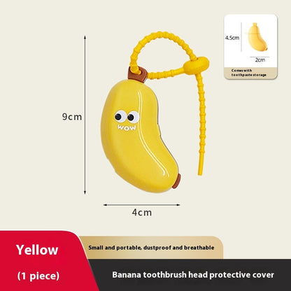 Banana Portable Toothbrush Storage Dust Cover.  ( BUY 1 GET ONE FREE !! )