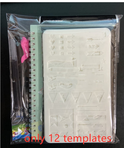 Kids Full English version of calligraphy stickers