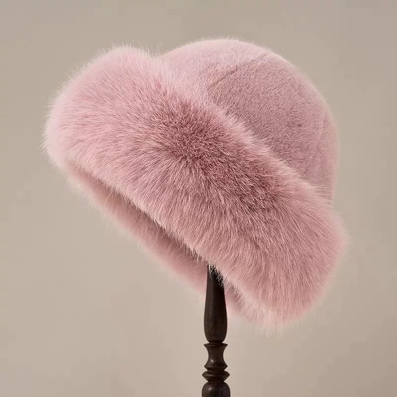 Fur Fluffy Plush Warm Beanie Hat