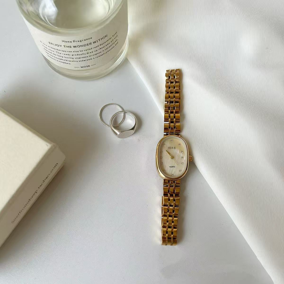 Ice Blue Fritillary Silver Watch