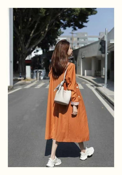 Genuine Leather Advanced Texture Bucket Bag