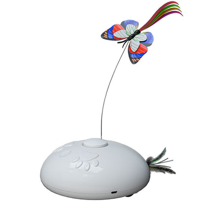 Self-Hi Relieving Stuffy Feather Electric Cat Toy