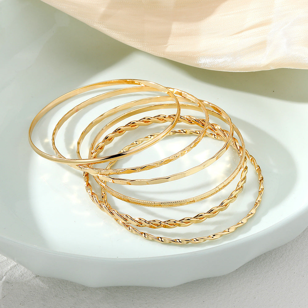 Bohemian Metal Chain Bracelet Set